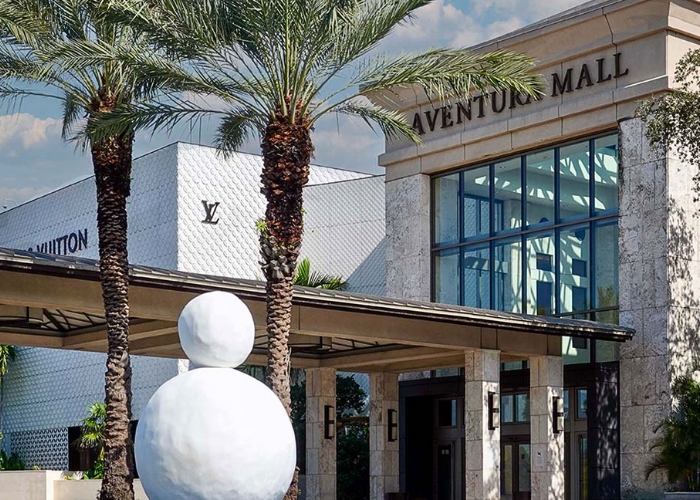 Aventura Mall được xem là một biểu tượng của sự sang trọng tại Florida. Ảnh: Aventura Mall