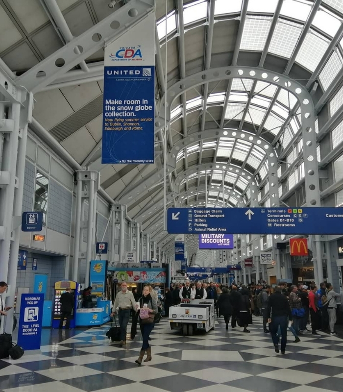 Chicago O’Hare International Airport. Ảnh: krzysztofkmita