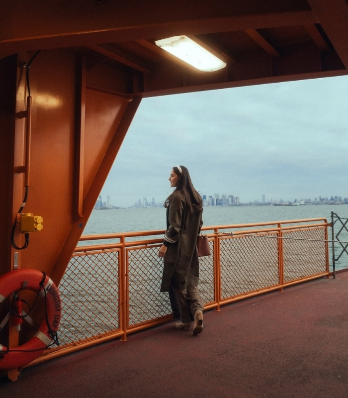 Đi phà miễn phí Staten Island Ferry. Ảnh: khemric