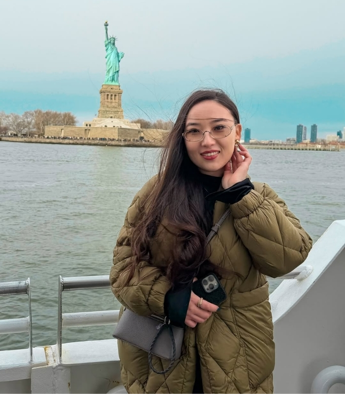 Tượng nữ thần tự do tọa lạc trên đảo Liberty. Ảnh: zarina.milybek