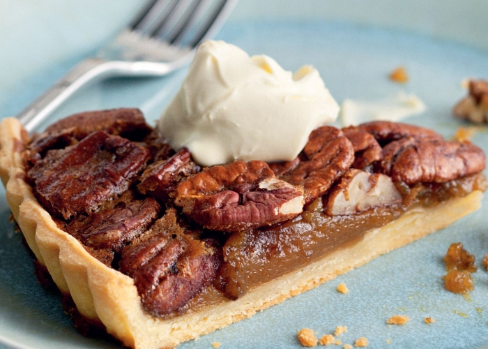 Pecan pie món tráng miệng nổi tiếng tại Texas. Ảnh: Taste