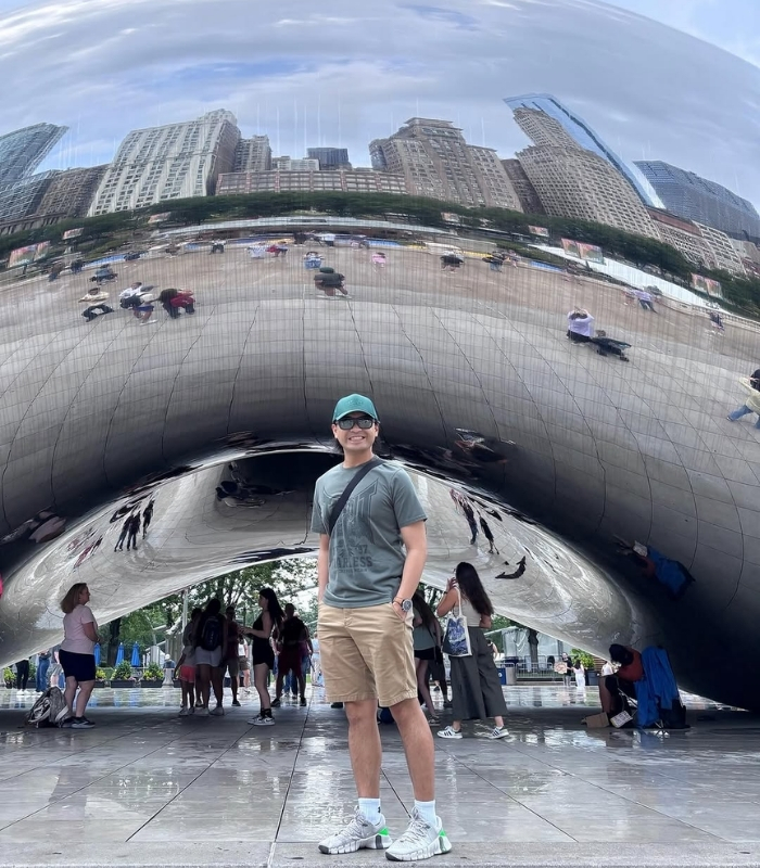 Millennium Park lại mang một vẻ đẹp riêng. Ảnh: drops.of.reyn