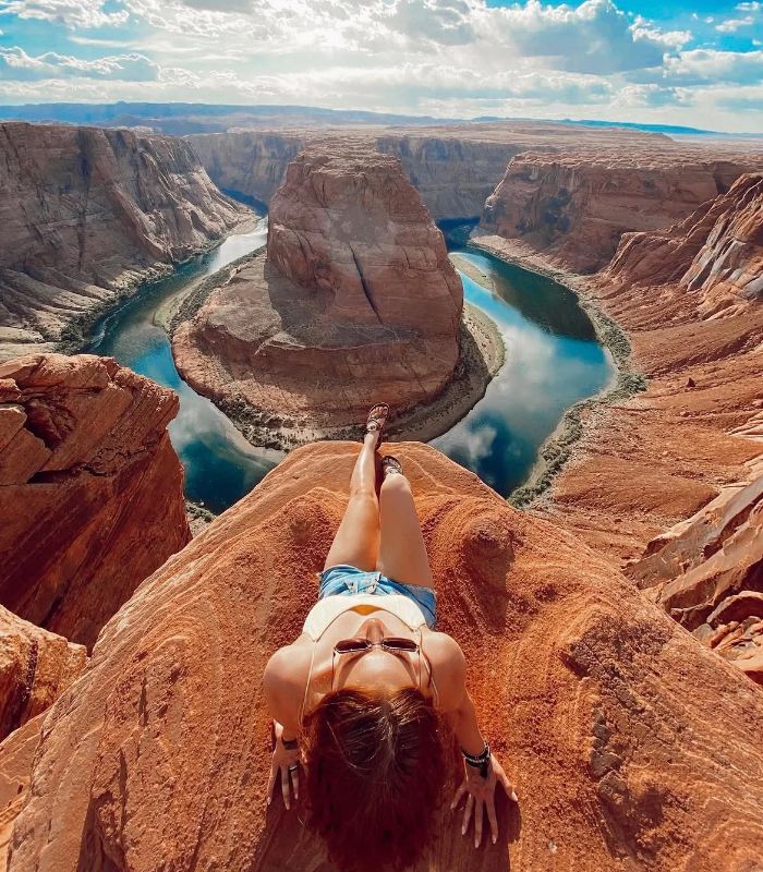 Góc check-in toàn cảnh. Ảnh: horseshoe.bend