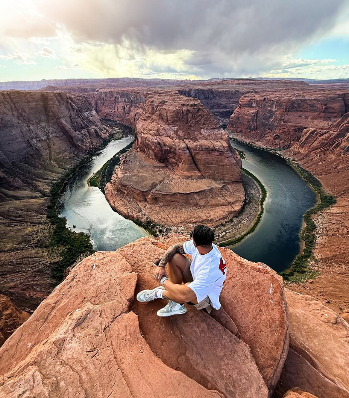 Trải nghiệm thú vị tại Horseshoe Bend. Ảnh: aka_rbe
