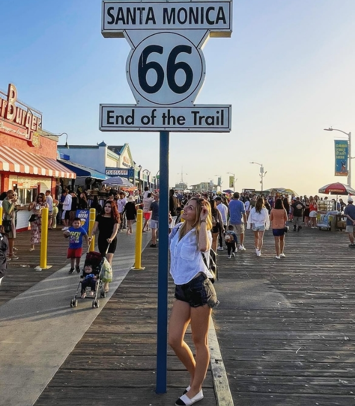 Những địa điểm nổi bật tại Santa Monica. Ảnh: szodiga