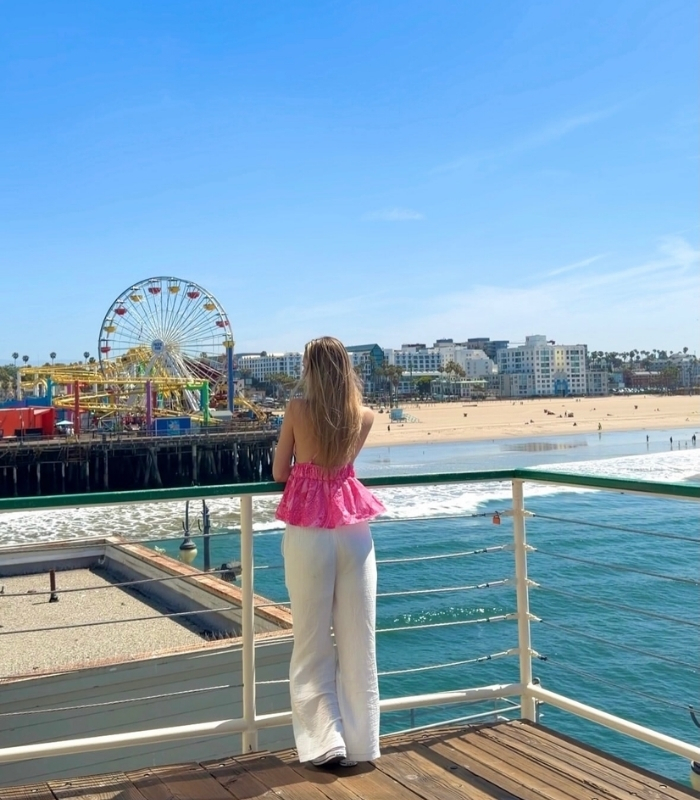 Santa Monica Beach. Ảnh: ellexa_tlz