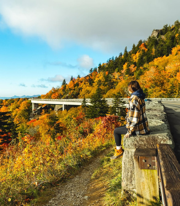 Linn Cove Viaduct. Ảnh: morgan_civ
