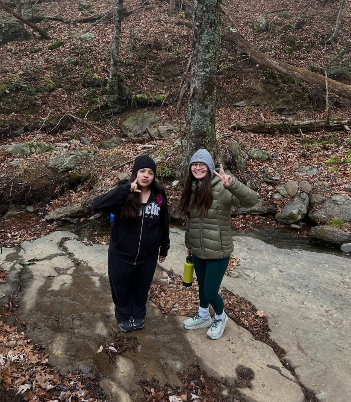Dark Hollow Falls Trail. Ảnh: ellizaramoss